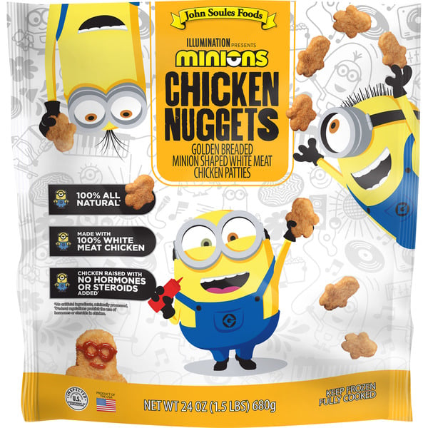 Frozen Meat & Seafood John Soules Foods Minions Chicken Nuggets, Frozen hero