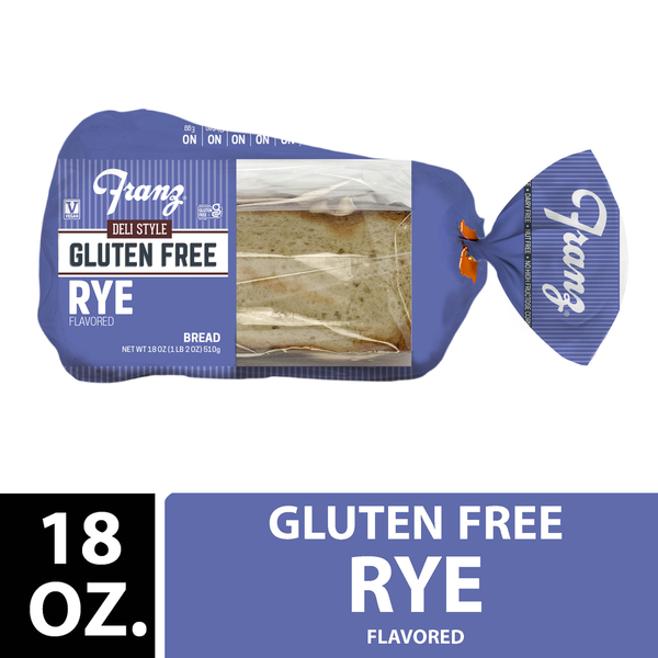 Franz Gluten Free Rye Deli Style Bread hero