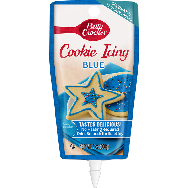 Baking Supplies & Decor Betty Crocker Cookie Icing, Blue hero