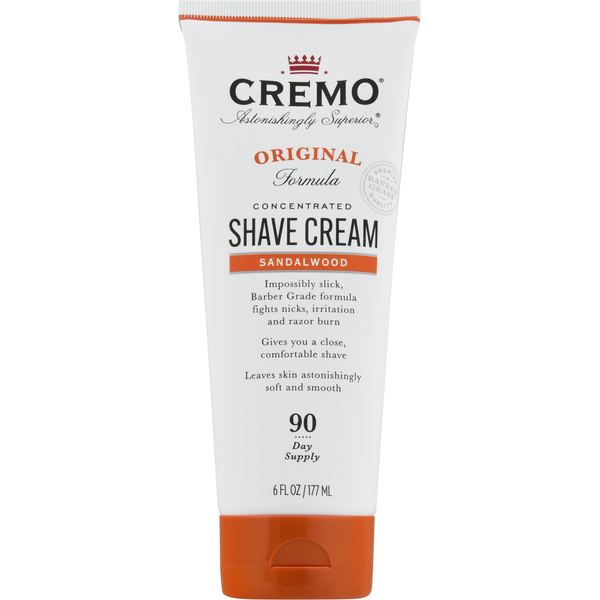 Shave Needs Cremo Shave Cream, Concentrated, Original Formula, Sandalwood hero