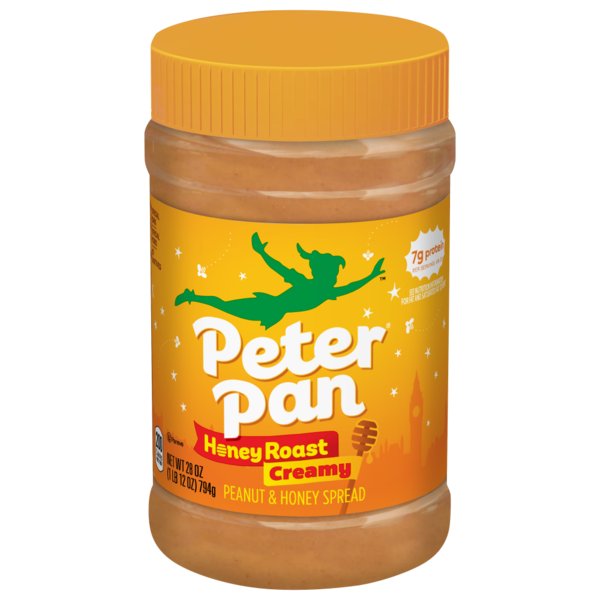 Spreads Peter Pan Honey Roast Peanut Butter Spread, no high-fructose corn syrup hero