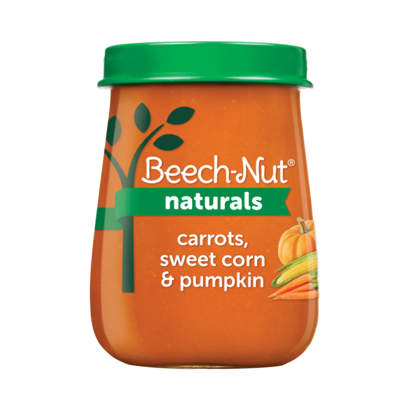 Baby Food & Formula Beech-Nut Naturals Carrots Sweet Corn Pumpkin Jar hero