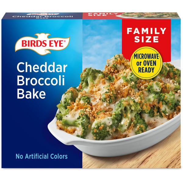 Frozen Meals Birds Eye Cheddar Broccoli Bake, Frozen Vegetable hero