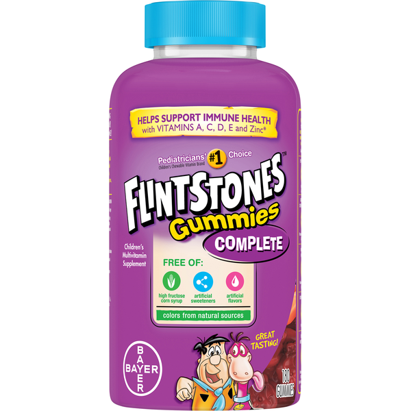 Vitamins & Supplements Flintstones Gummies Complete hero