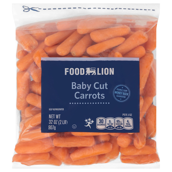 Fresh Vegetables Food Lion Carrots, Baby Cut hero