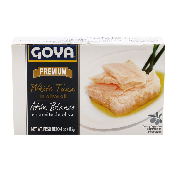 Canned Meat, Seafood & Beans Goya Premium White Tuna, in Olive Oil hero