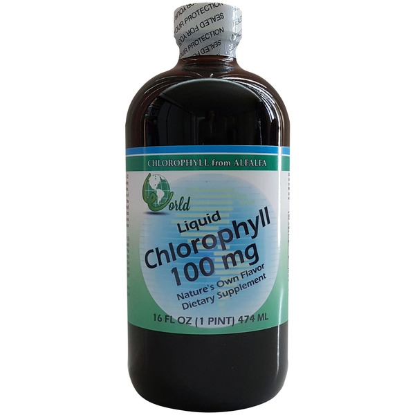 Other Superfoods & Green Foods World C Chlorophyll, 100 mg, Liquid hero