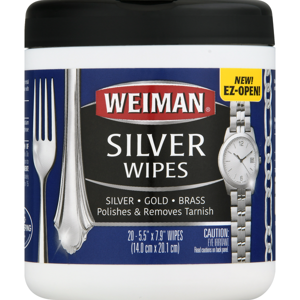 Cleaning Products Weiman Silver Wipes hero