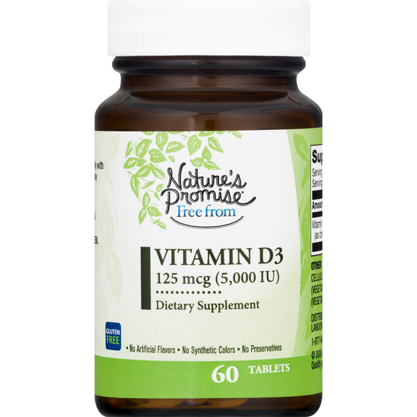 Vitamins & Supplements Nature's Promise Free From Vitamin D3 5000 IU hero