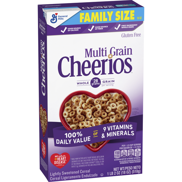 Multigrain Cheerios Gluten Free Cereal hero