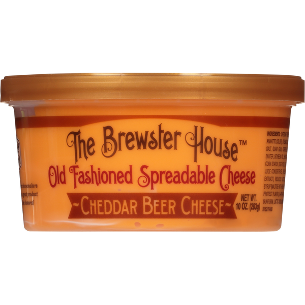 Spreads The Brewster House Spreadable Cheese, Old Fashioned, Cheddar Beer Cheese hero