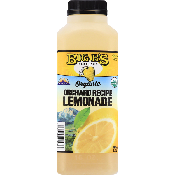 Refrigerated BIG B's Lemonade, Organic, Orchard Recipe hero