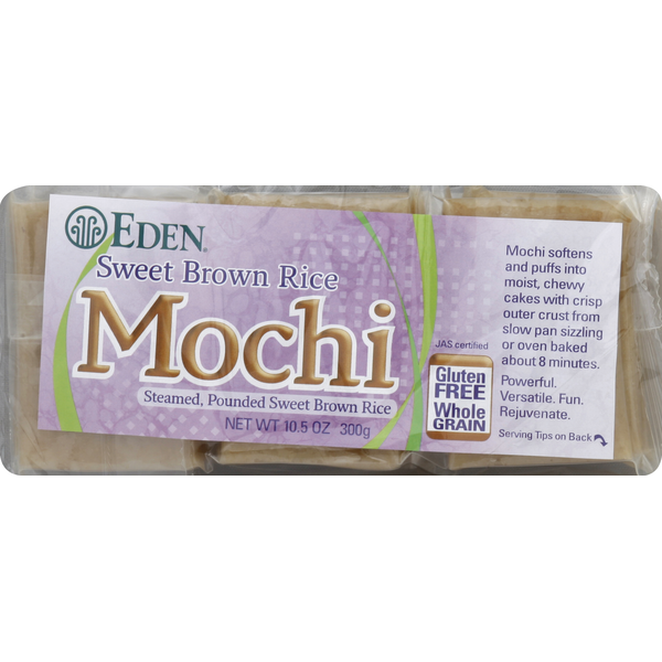 Grains, Rice & Dried Goods Eden Foods Mochi, Sweet Brown Rice hero