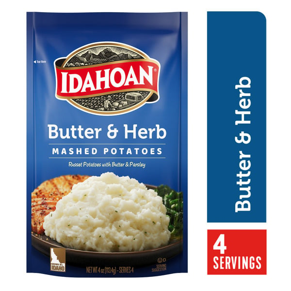 Instant Foods Idahoan® Butter & Herb Mashed Potatoes hero