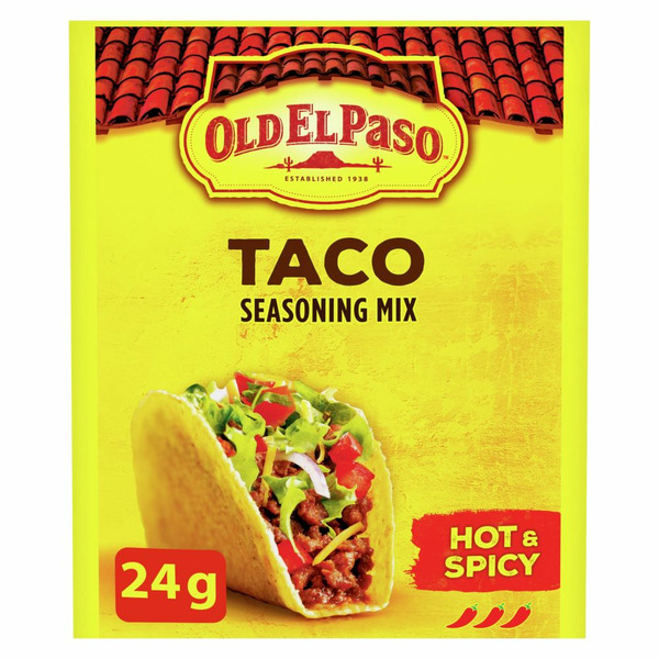 Spices & Seasonings Old El Paso Taco Seasoning Mix Hot & Spicy hero