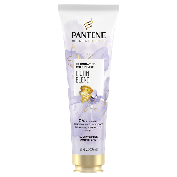 Pantene Sulfate Free Conditioner, Illuminating Conditioner with Biotin, Color Safe hero