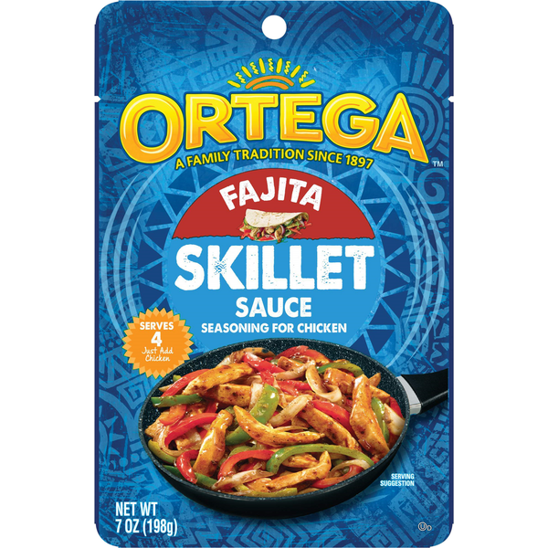 Latino Foods Ortega Skillet Sauce, Fajita hero