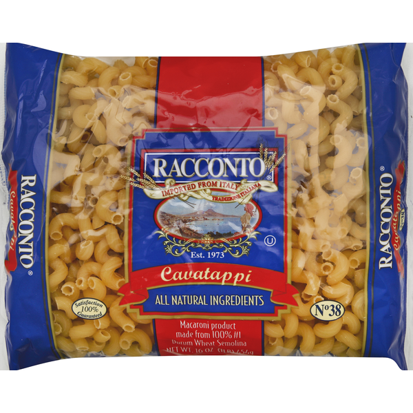 Dry Pasta Racconto Italian Foods Cavatappi hero