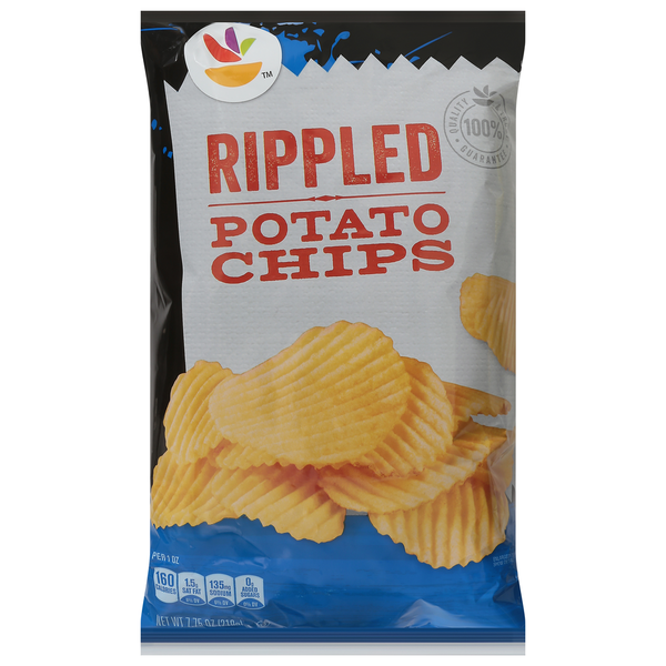 Candy & Chocolate Store Brand Potato Chips, Rippled hero