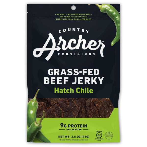 Jerky Country Archer Beef Jerky, Hatch Chile, Grass-Fed hero