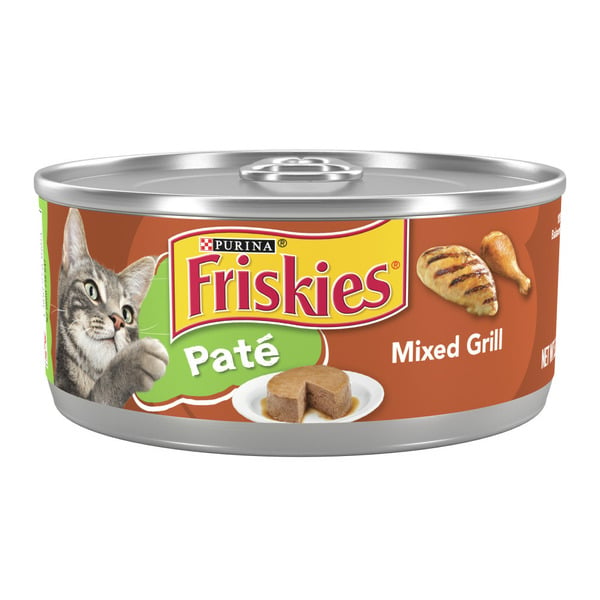 Cat Food & Care Purina Friskies Wet Cat Food Pate, Pate Mixed Grill hero