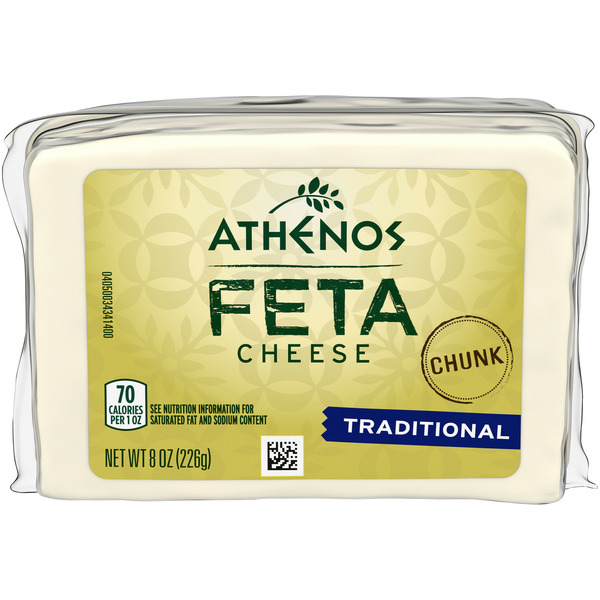 Packaged Cheese Athenos Traditional Feta Cheese Chunk hero