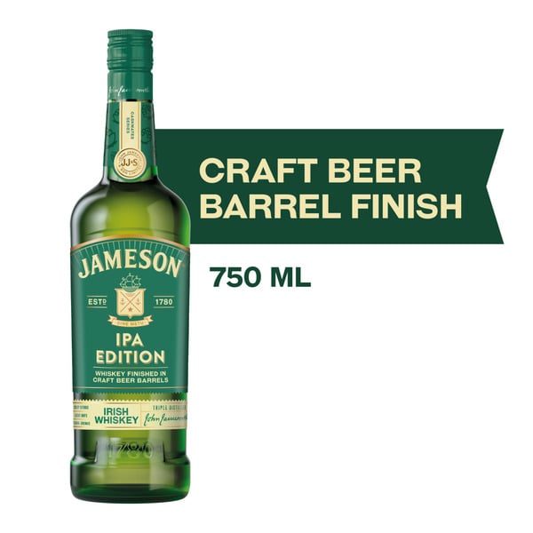 Whiskey Jameson Caskmates IPA Irish Whiskey hero