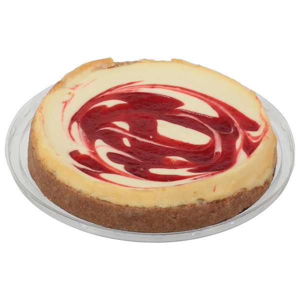 Bakery Desserts Food Lion 6 Inch Strawberry Swirl Cheesecake hero