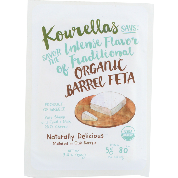 Packaged Cheese Kourella's Organic Feta hero