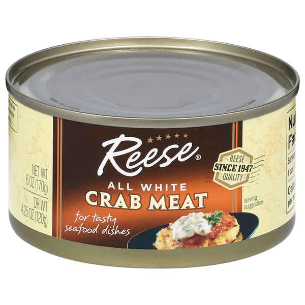 Canned Meat & Seafood Reese's Crab Meat, All White hero