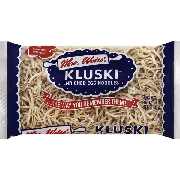 Dry Pasta Mrs. Weiss' Egg Noodles, Enriched, Kluski hero