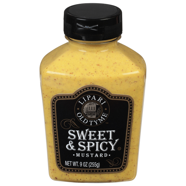 Condiments Lipari Old Tyme Mustard, Sweet & Spicy hero