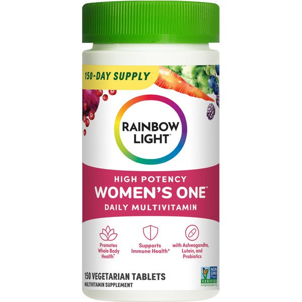 Vitamins & Supplements Rainbow Light Women’s One High-Potency Daily Multivitamin hero