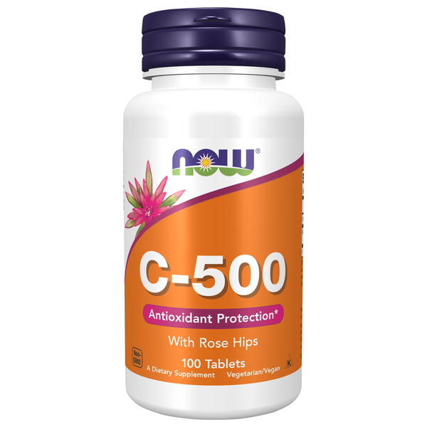 Vitamins & Minerals NOW Vitamin C 500 hero