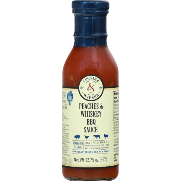 Fischer & Wieser BBQ Sauce, Peaches & Whiskey hero