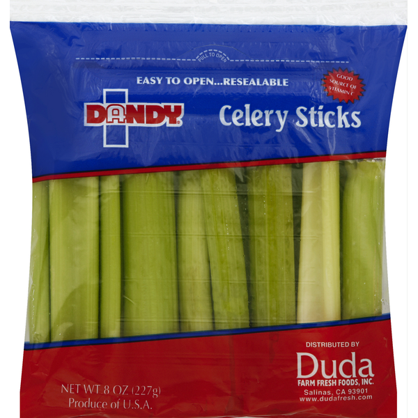 Packaged Vegetables & Fruits Duda Farms Celery Sticks hero