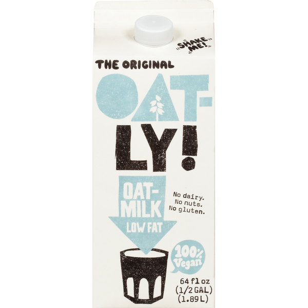 Dairy Free Beverages Oatly Low Fat Oatmilk hero