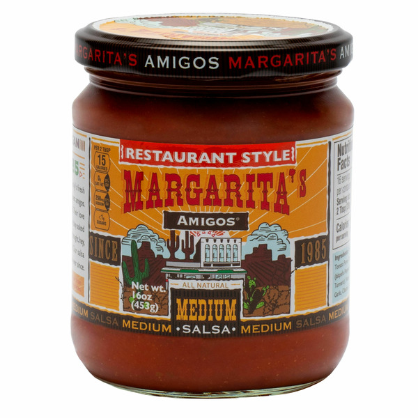 Preserved Dips & Spreads Margarita's Amigos Medium Restaurant Style Salsa hero