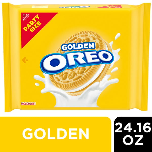 Cookies & Cakes Oreo Golden Sandwich Cookies, Party Size hero