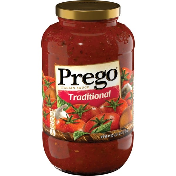 Pasta Sauce Prego Traditional Italian Sauce hero