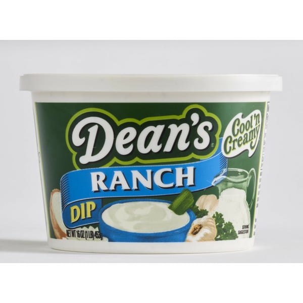 Other Creams, Cheeses & Dips Dean's Dip Ranch No Trans Fat Tub hero