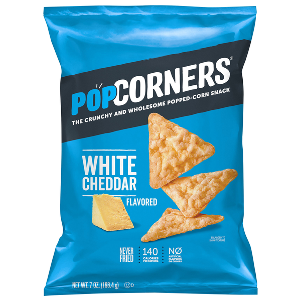 Chips & Pretzels PopCorners Popped-Corn Snack, White Cheddar Flavored hero