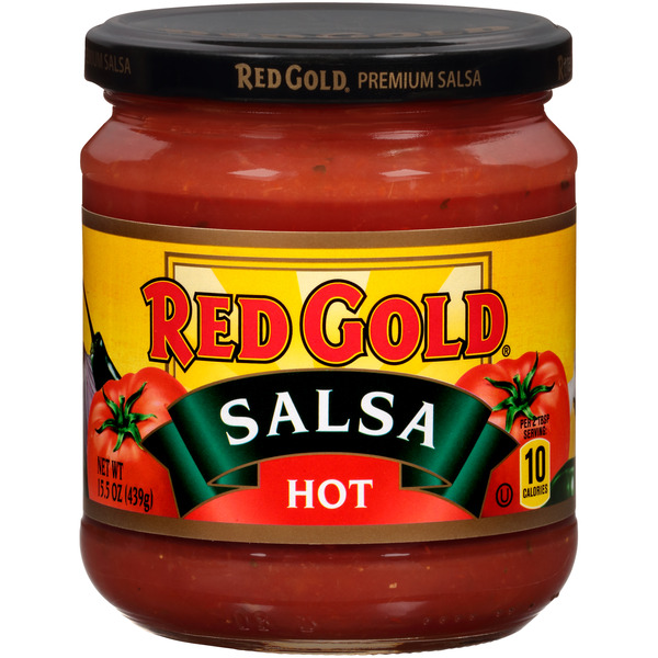 Preserved Dips & Spreads Red Gold Salsa Hot hero