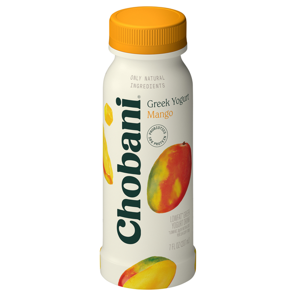 Yogurt Chobani Yogurt Drink, Greek, Lowfat, Mango hero