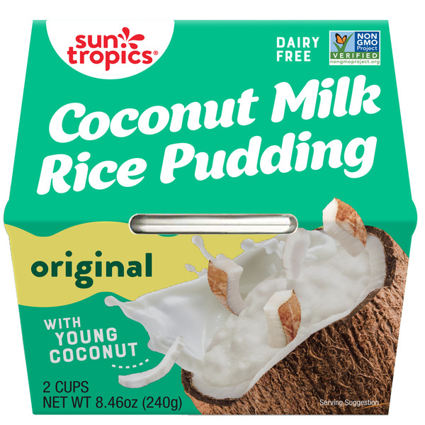 Refrigerated Pudding & Desserts Sun Tropics Coconut Milk Rice Pudding, Original hero