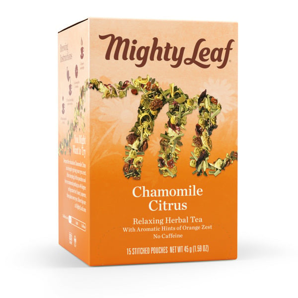 Mighty Leaf Chamomile Citrus Tea hero