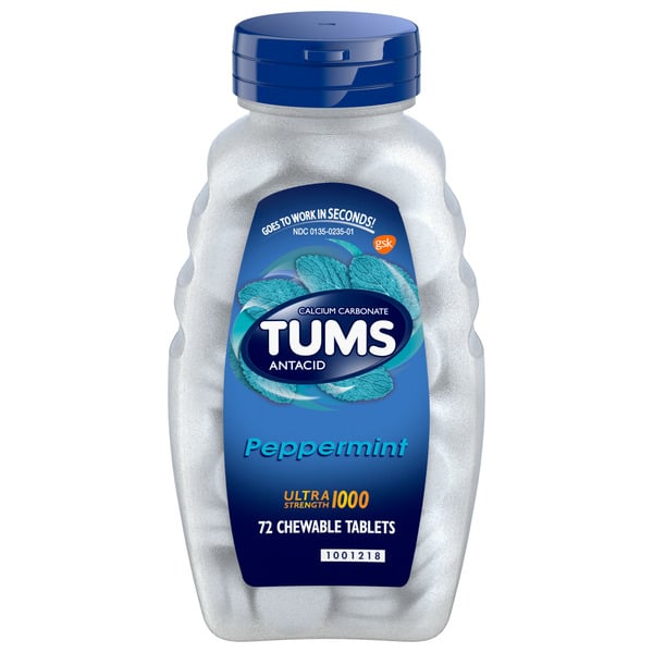 Digestion TUMS Ultra Strength Chewable Antacid Tablets hero