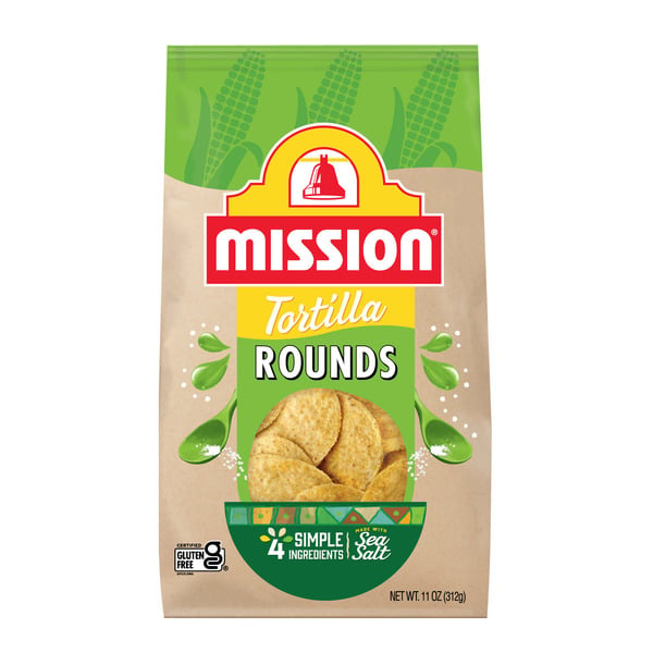 Tortillas & Flat Bread Mission Yellow Corn Round Tortilla Chips hero