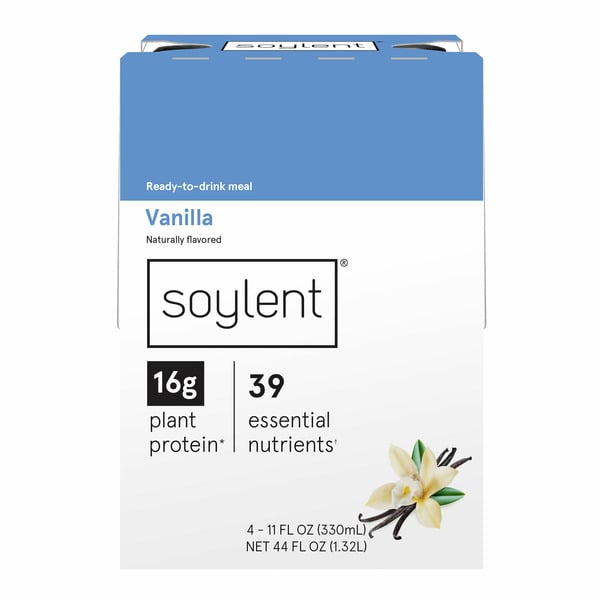 Energy & Sports Drinks Soylent Vegan Protein Meal Replacement Shake, Vanilla hero