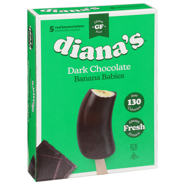 Frozen Dessert Diana’s Banana Babies, Dark Chocolate hero